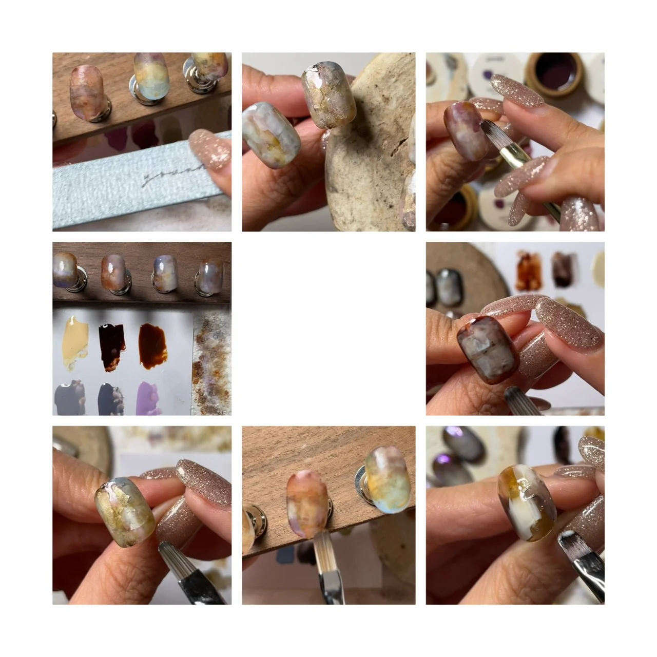 perukā - Nail Art Course A: Etherstone Earthglow - Image 22