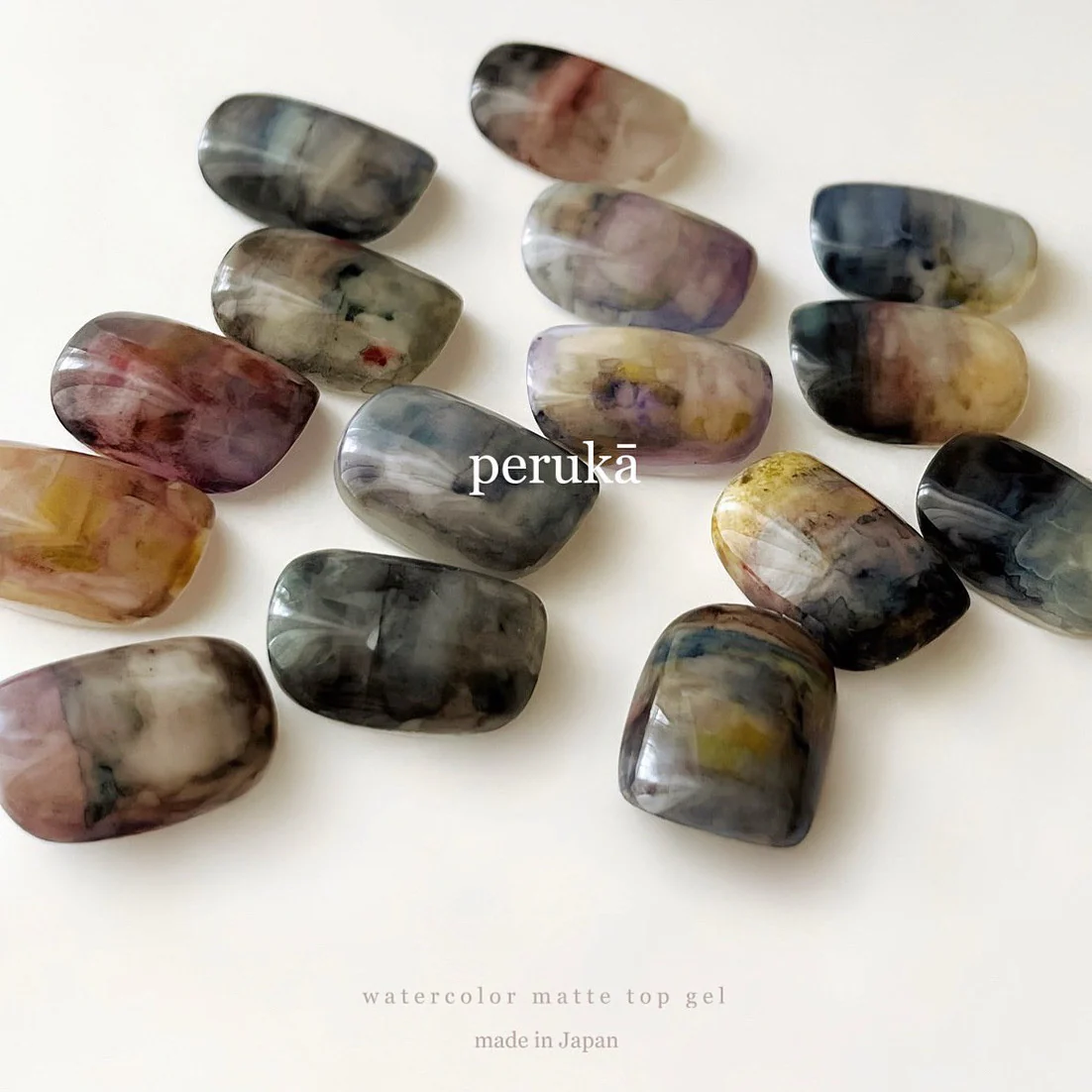 perukā - Non Wipe Watercolor Matte Top Gel (8g) - Image 4