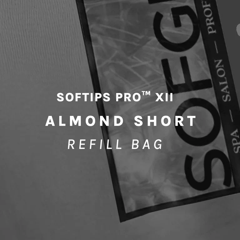 SOFGEL - SOFTIPS PRO XII Standard Almond Short Refill Bag
