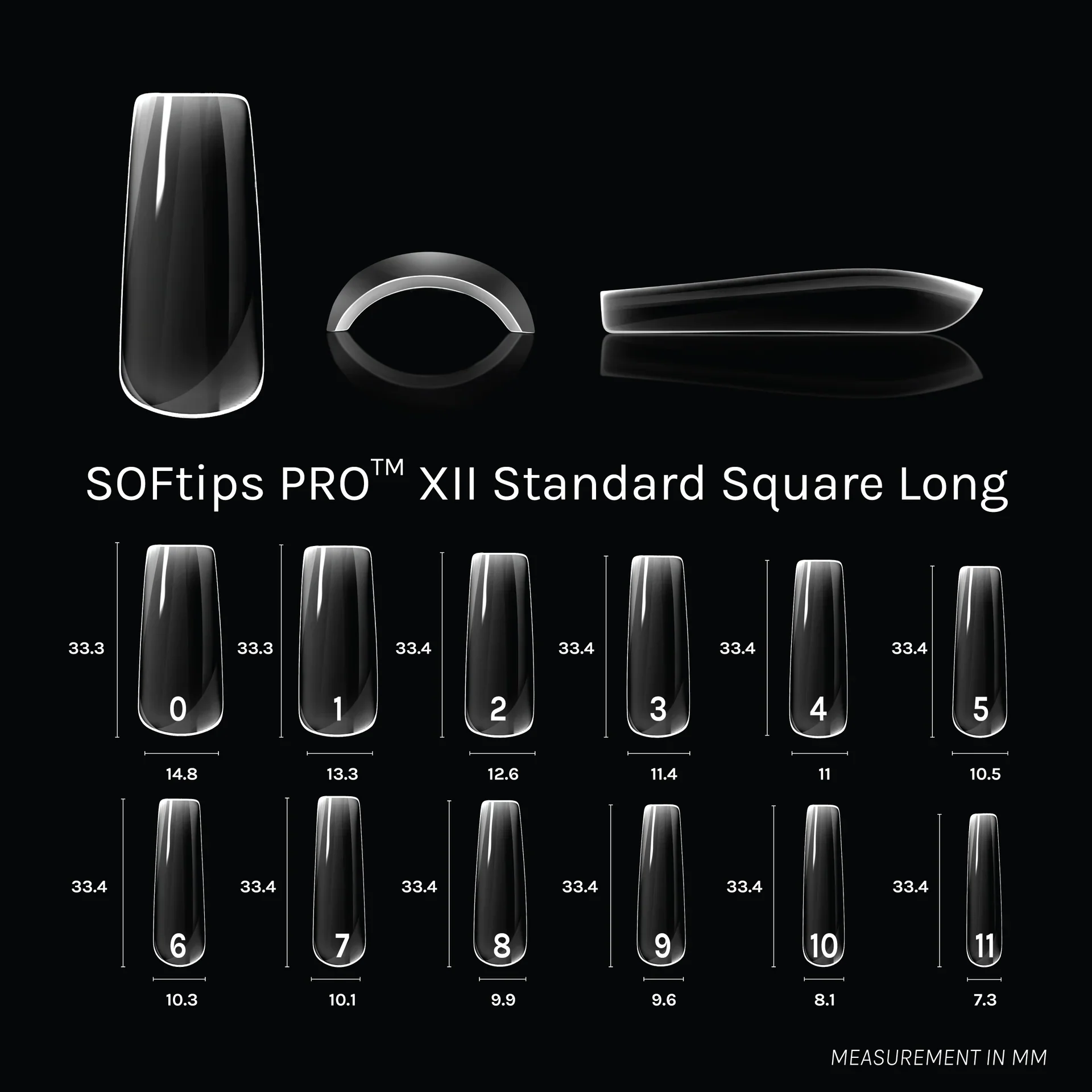SOFGEL - SOFTIPS PRO XII Standard Square Long Refill Bag - Image 2