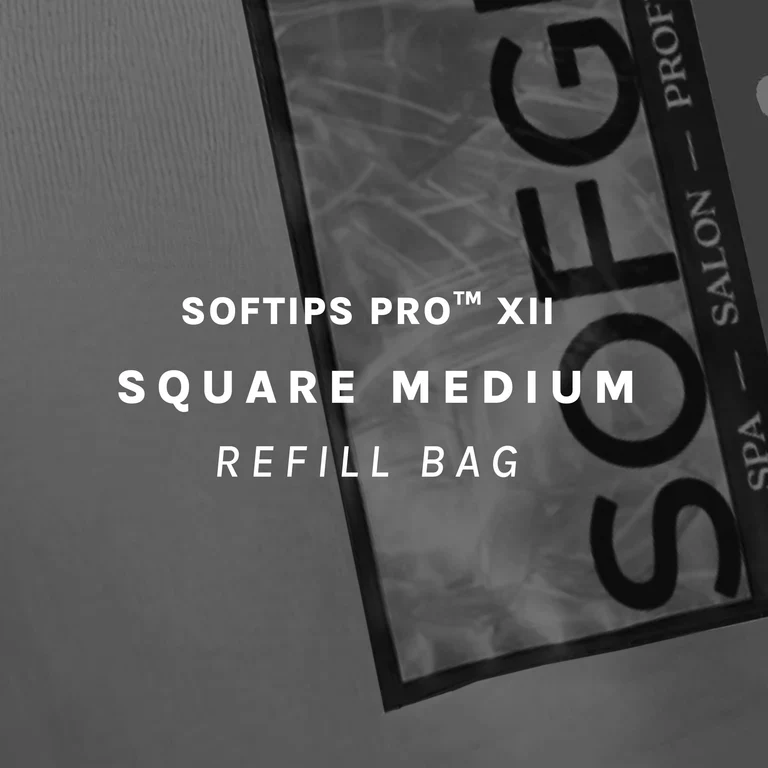 SOFGEL - SOFTIPS PRO XII Standard Square Medium Refill Bag