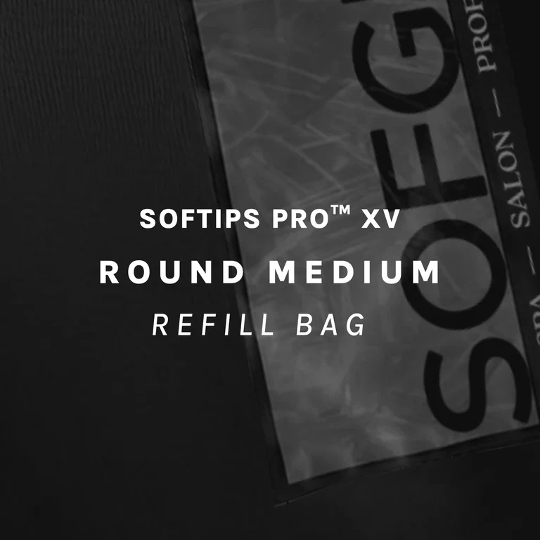 SOFGEL - SOFTIPS PRO XV Round Medium Refill Bag
