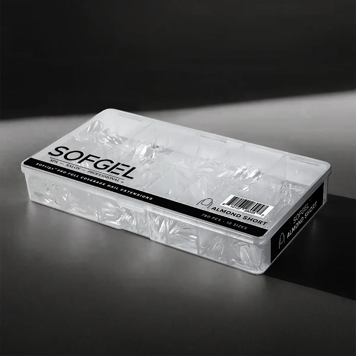 SOFTIPS PRO XII - Standard Almond Short (780pcs) - Image 4