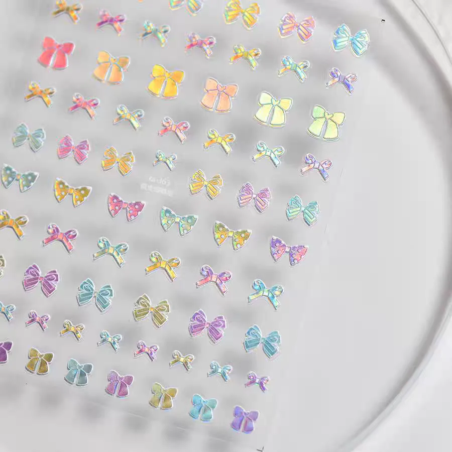 TA363 - Self-Adhesive Bow Nail Stickers