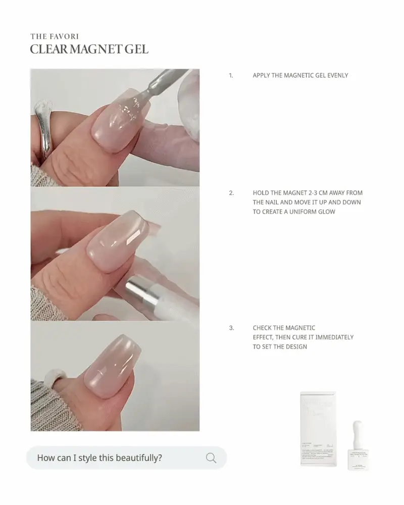 The Favori - Clear Magnet Gel - Image 3