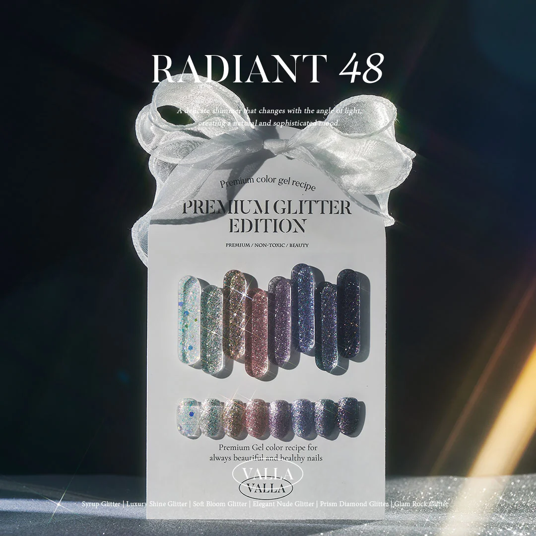 VALLA Glitter RADIANT 48 Edition 5. Prism Diamond Glitter [VG49~VG56] - Image 2