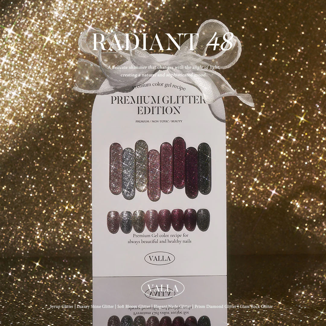 VALLA Glitter RADIANT 48 Edition 6. Glam Rock Glitter [VG57~VG64] - Image 4