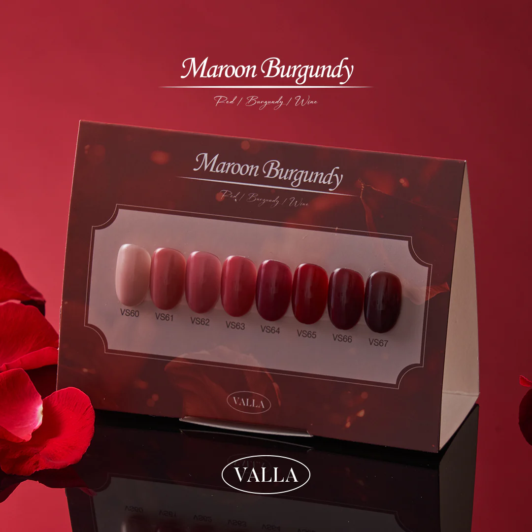 VALLA Maroon Burgundy Set (8 pcs) - Image 6