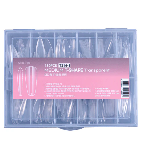 Viewgel - Cling Tip Gel Nail Tip Extension Full Tip 180 Tip (6 types) - Image 4