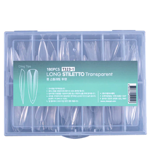 Viewgel - Cling Tip Gel Nail Tip Extension Full Tip 180 Tip (6 types) - Image 5