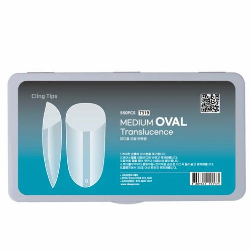 Viewgel - Cling Tip Oval Nail Tip 550Tips(3 types) - Image 4