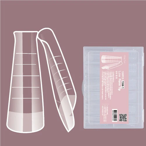 Viewgel - Full Cover Transparent Extension Low Foam Tip (T358-1)
