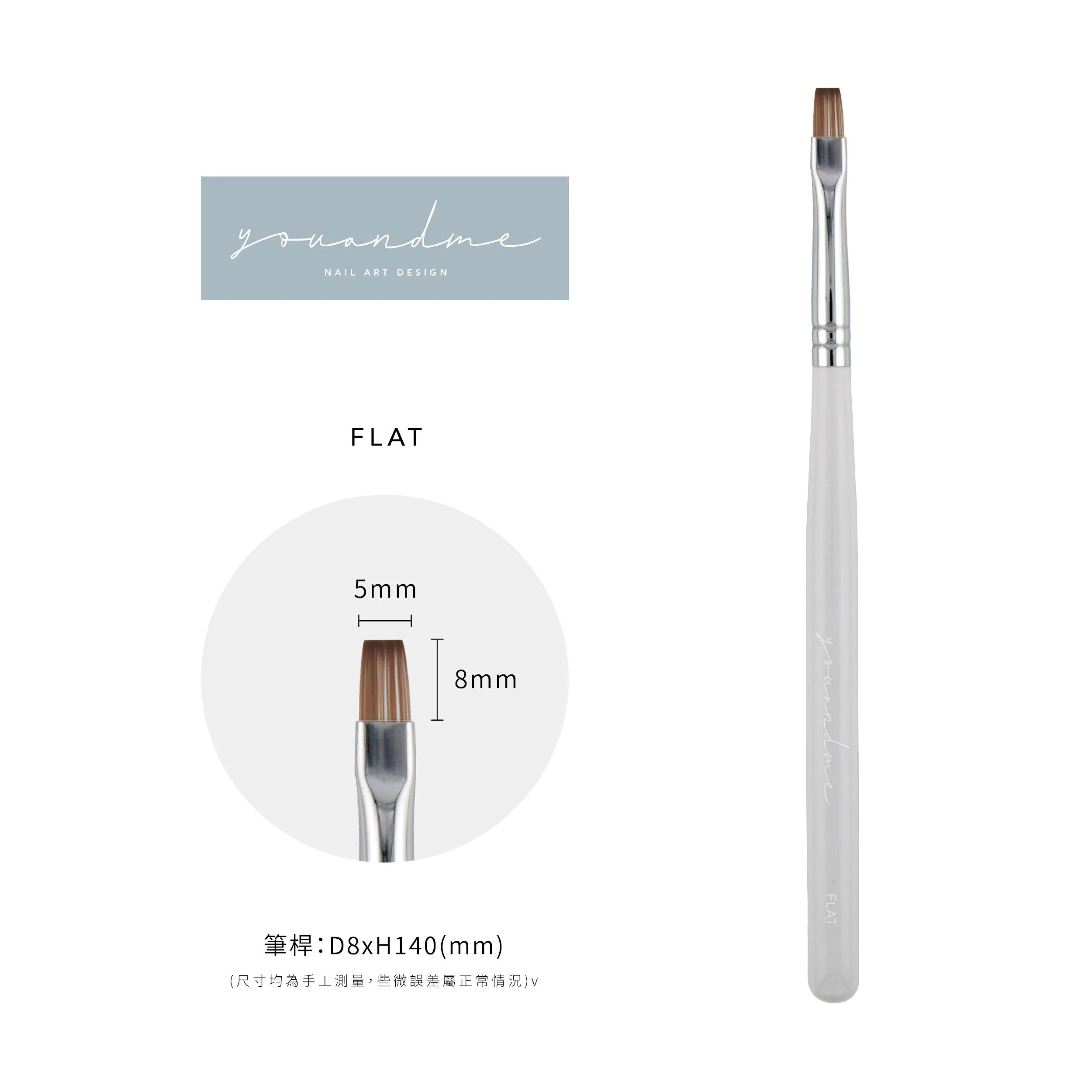You and Me - Nail Brushes (White Handle) - Image 4